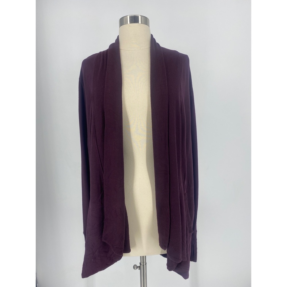 .Athleta Longline Long Sleeve Thumbhole Open Front Cardigan